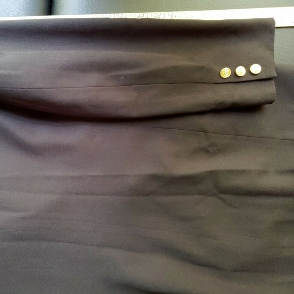 Liz Claiborne Collection USA Made Double Breasted Black Wool Blazer 10 - Picture 11 of 11